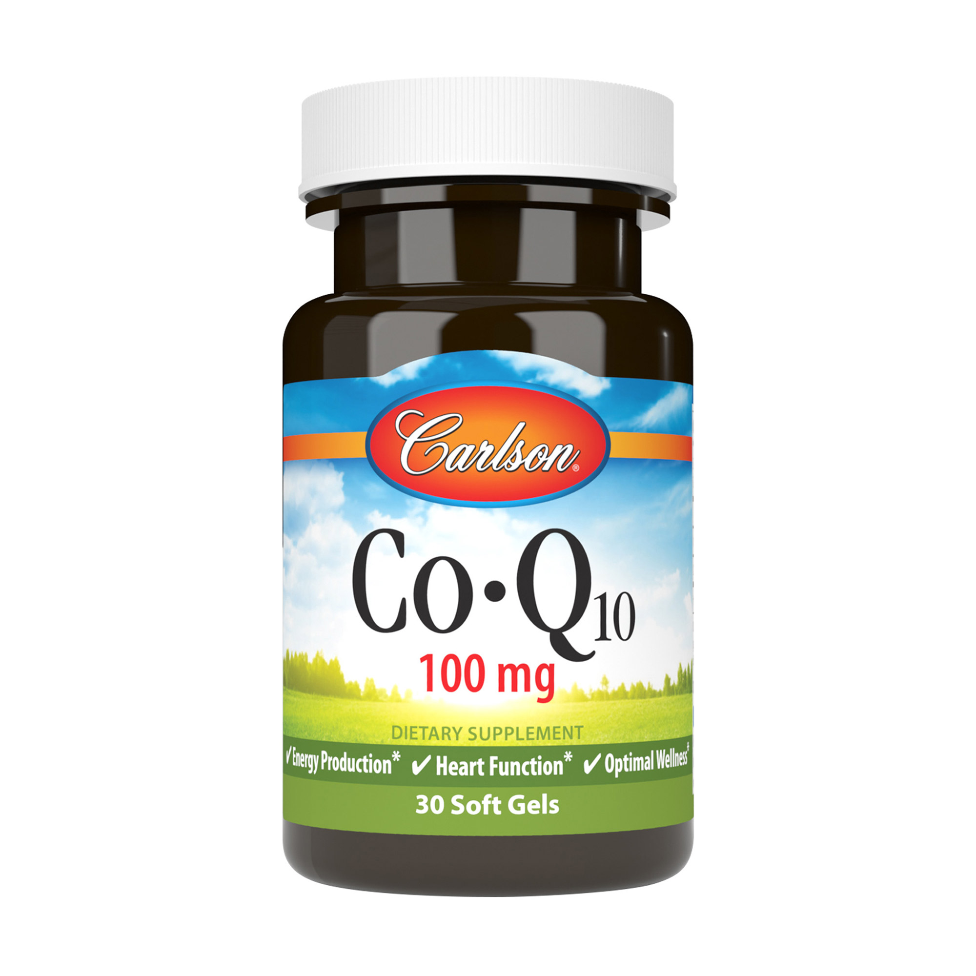 Коензим Q10 Carlson Labs CoQ10, 100 мг, 30 гелевих капсул